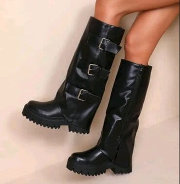 zara čizme od brušene kože: Čizme — 4