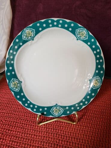solje za caj: Set memacki porcelan Lettin 70te. Set perfektan. pozlata — 13