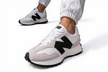 muska velicina 48: New Balance 327 patike – bele sa crnim “N” logotipom - Gornjište — 1