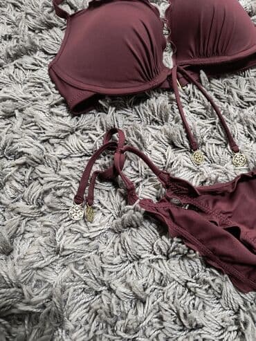 new yorker srbija pidzame: XS (EU 34), Polyester, Single-colored, color - Burgundy — 2