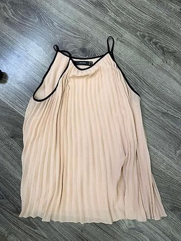 tn nike 38: HALLHUBER prelepa plisirana bluza, nežne puderaste nijanse, veličine — 3