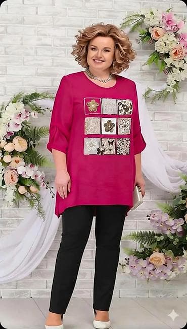dzemperi tunike: One size, Pamuk, Cvetni, bоја - Šareno — 5