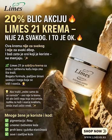sipka za stvari: 👑 Limes 21 – krema koja je osvojila lice mnogih žena. i izbor za — 4