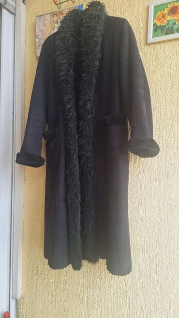 jordan why not 6: Bunda crna dugacka od prevrnute vestacke mekane antilop koze, cija je — 5