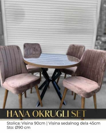 trpezarijski sto za 8 osoba dimenzije: 05. Set
270e — 17