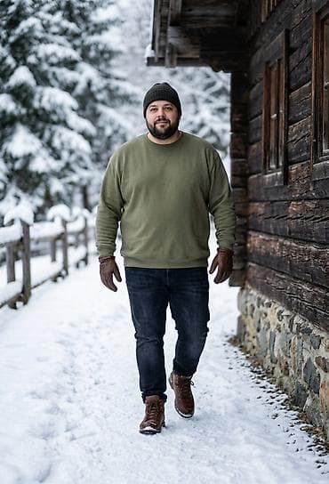 duksa majica: Unisex dukserica sa okruglim izrezom – klasičan kroj, bez kapuljače u — 5