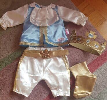 sator za plazu pop up: Zapf baby born princ - kralj komplet garderoba odeca za bebu lutku — 4