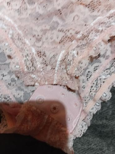 helanke 8: Čipkani bodi Esmara – roze - Brend: Esmara (etiketa vidljiva na — 3