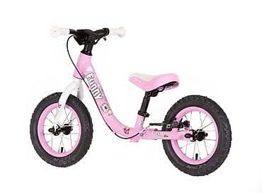 zvoncare za punije: Bicikl kids Visitor Gur Gur 12" alu 7" V-brake, 95–115 cm, roze - — 2