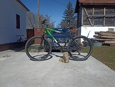 masa i medved: Planinski bicikl 26" - Ram od aluminijuma, zavareni spojevi, zelena — 8