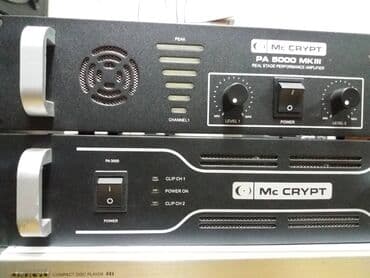 Zvučnici i stereo sistemi: Mc crypt pa-3000 i pa-5000 -mc crypt pa 3000=100e. -mc crypt pa — 3