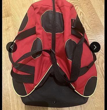 lili torbe: Samsonite torba za trening/putovanja – crveno-crna sa printom — 2