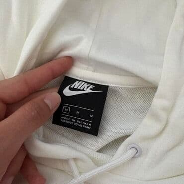 new yorker odeca: Nike, M, Print, color - White — 2
