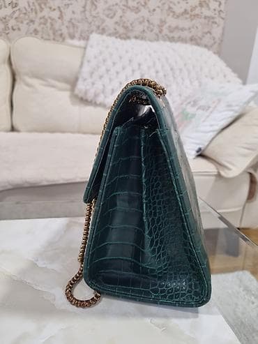 mona pletena torba: Elegantna torbica, Bianco — 4