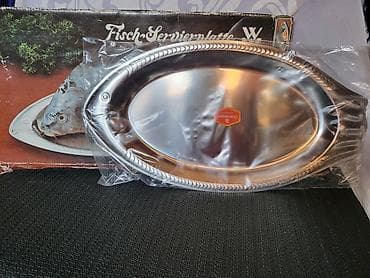 Oval nov,vintaz za ribu 18/10 oznaka.WMF Cromargan Nemacka. Nov