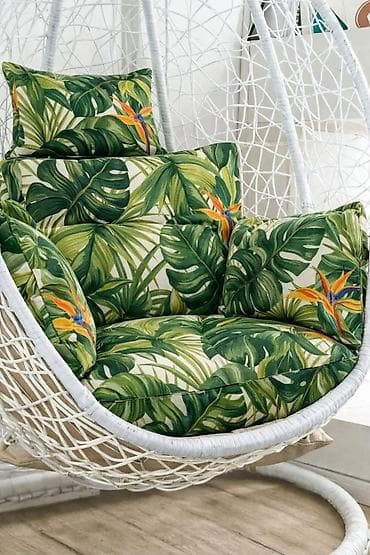 Home & Garden: Jastuk za jaje ljuljašku. Duboki,mekani sedišni jastuk,bočni nasloni i — 1