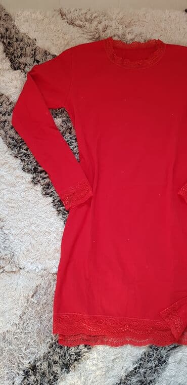 midi haljine h m: M (EU 38), New, color - Red — 8