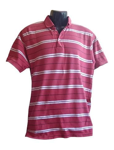 nike majica na kragnu: Muške polo majice, veličina L – 2 modela - Model 1: prugasta polo — 1