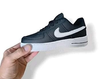 nike patike just do it: Nike Air Force 1 niske patike – crno/belo izdanje - Klasičan AF1 — 4