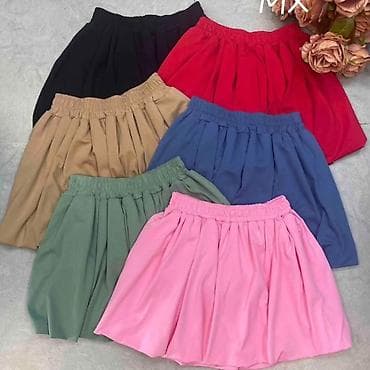 Suknjica siroka na lastis. Roza,crna,braon,pink,ciklama,tamno