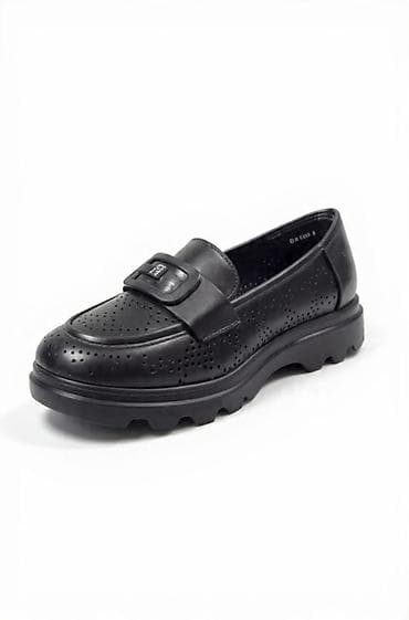 tommy hilfiger mokasine: Ženske crne mokasine sa perforacijama - Materijal gornjišta: glatka — 1