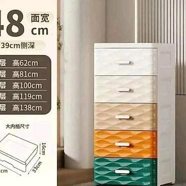 akcija 24 komode: Pvc kvalitetna moderna komoda sa fiokama Cena 13 400 din Ovaj — 2
