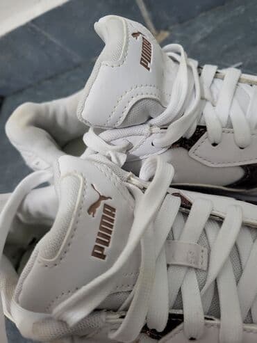 puma crno bele patike: Puma, 40, color - White — 4
