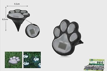 komarnik sa magnetima: LED solarne lampe – šape (set 6 komada) 🐾 Prodajem dekorativne solarne — 2