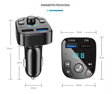 Car Parts & Accessories: Tekst oglasa Naziv proizvoda: Auto MP3 plejer Materijal: ABS Boja — 3