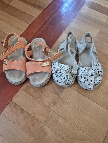 paket za devojcice: Dečije sandale – paket 2 para, veličina 25. - Model 1 — 1