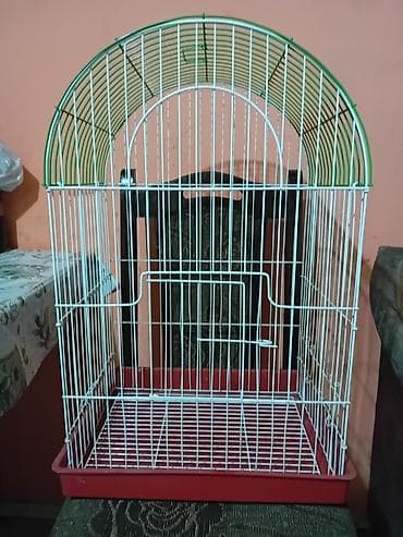 ikea kucice za pse: Kavez za ptice sa polukružnim krovom - Metalna konstrukcija sa gustim — 1
