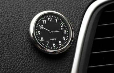 trake za auto: Sat za automobil crni - samolepljivo Izuzetno lep dodatak za Vaš — 1