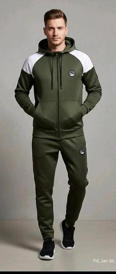 coach patike: Muški sportski komplet – trenerka (gornji deo sa kapuljačom + donji — 4