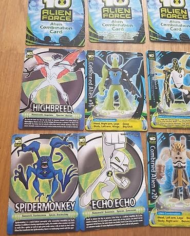 kape za devojcice: Ben 10 alien force karte original dobijene uz igracke. Cena za komad — 3