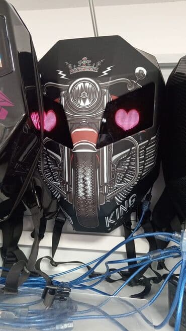 NOVO❗Cena 16.300 dinara Motocikl ranac sa 2 LED ekrana i hard shell