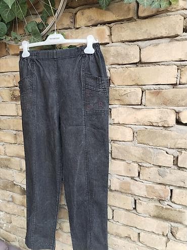 Pantalone – veličina L, lagane - Materijal: tanji teksas/denim u