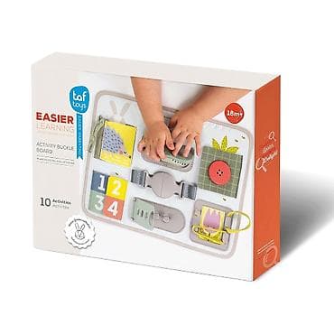 duksevi veliki brojevi: Taf Toys edukativna tabla – Activity Buckle Board Šifra proizvoda — 1