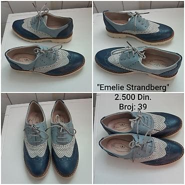 cipele zenske mokasine: Emelie Strandberg ženske oksfordice - Model: klasične brogue/oksford — 2