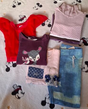 majice sa spustenim ramenom: Bundle: Dresses, Leggings, T-shirts, For boys, age: 5-6 years — 2