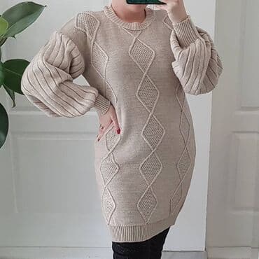 numoco haljine iskustva: M (EU 38), color - Beige, Long sleeves — 2