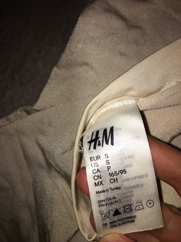 p. s. fashion kaputi: Steznjak H&M,sampanj boja — 3