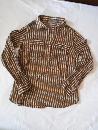 Zara, S (EU 36), Cotton, Stripes, color - Multicolored