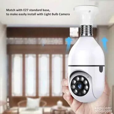 kamere u nisu: #1850 WiFi Panorama Camera Light Bulb; Raspoloživo još 2 kom; — 7