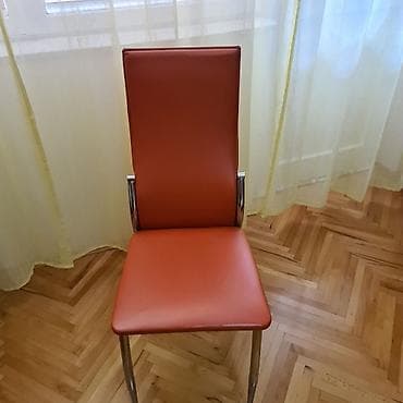 noge za stolove: Moderan trpezarijski/stolni stołica sa visokim naslonom. - Presvlaka — 1