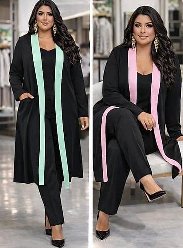 kapri pantalone: 03. KOMPLET ZA PUNIJE 🩷🖤💜💙 💜 Nova kolekcija – elegancija sa stavom 🖤 — 1