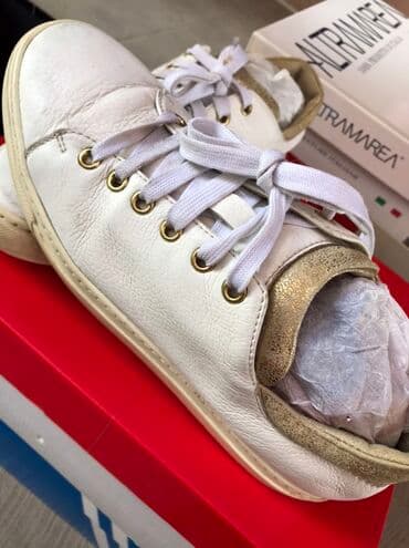nike tn b: Bele kožne patike – Altramarea - Materijal: prirodna koža sa — 4