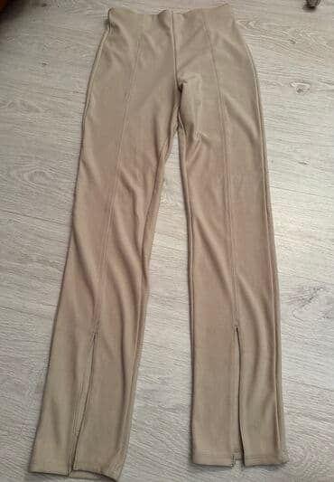 Pantalone: L, Visok struk, Ravne nogavice