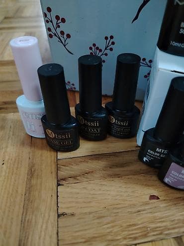 6000k boja: Set za gel manikir – UV/LED gel lakovi, baze i završni slojevi + mini — 4