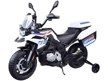 yettel pametni satovi za decu: Dečiji motor na akumulator BMW F850 GS – beli Atraktivan električni — 1