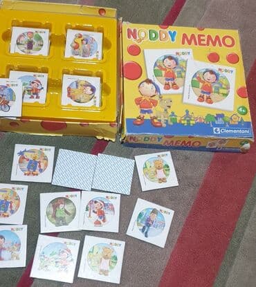 kuhinje za decu kupujemprodajem: Noddy Clementoni memo, Nodi igra memorije. 48 komada- 24 para,ali ima — 1